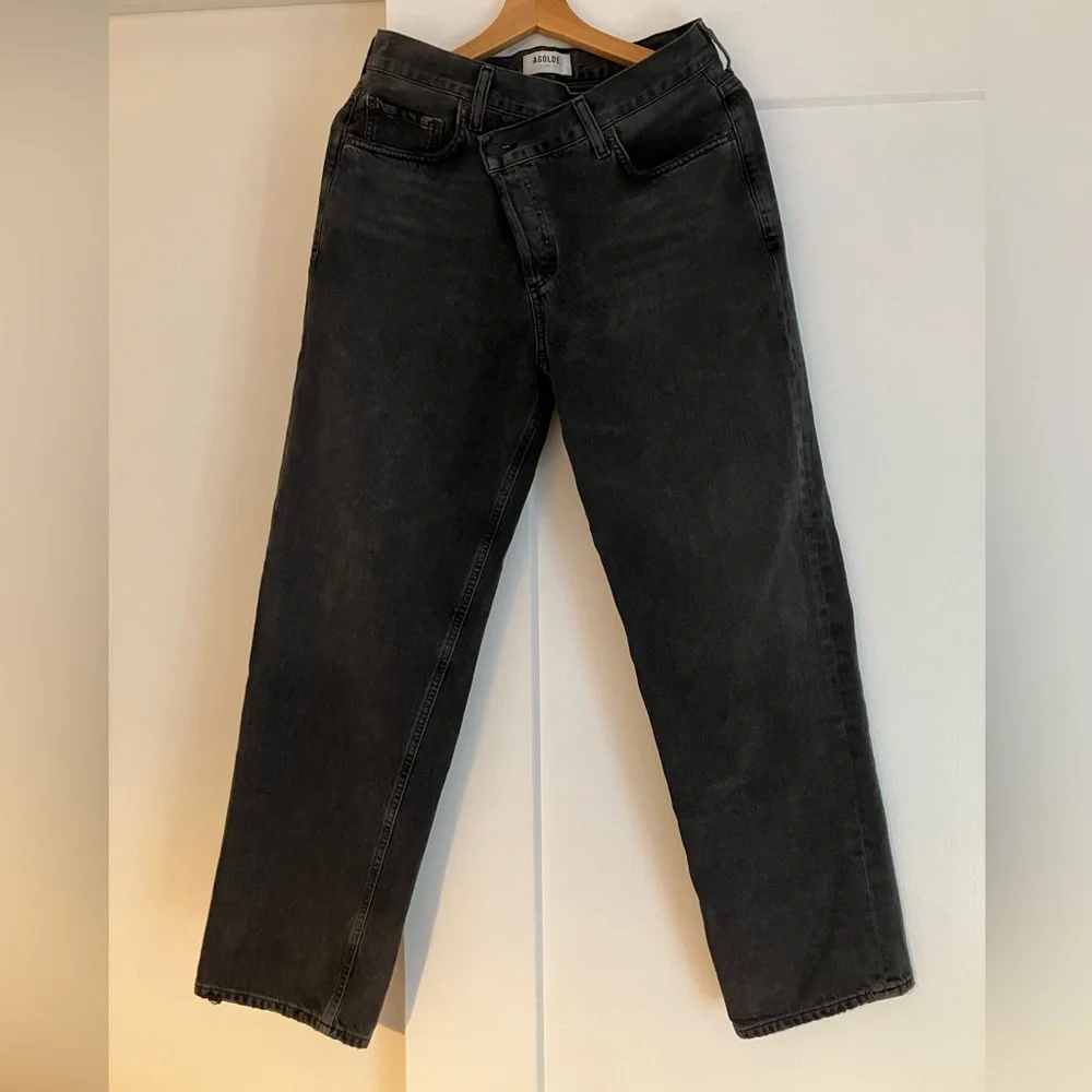 AGOLDE Criss Cross Straight Jeans In Shambles - Picture 2 of 10